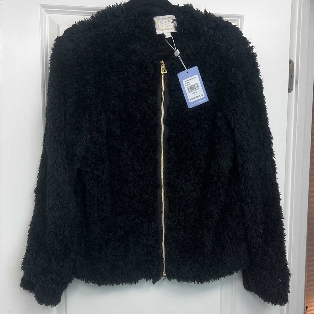 NWT 🖤Sail to Sable Black Teddy Jacket